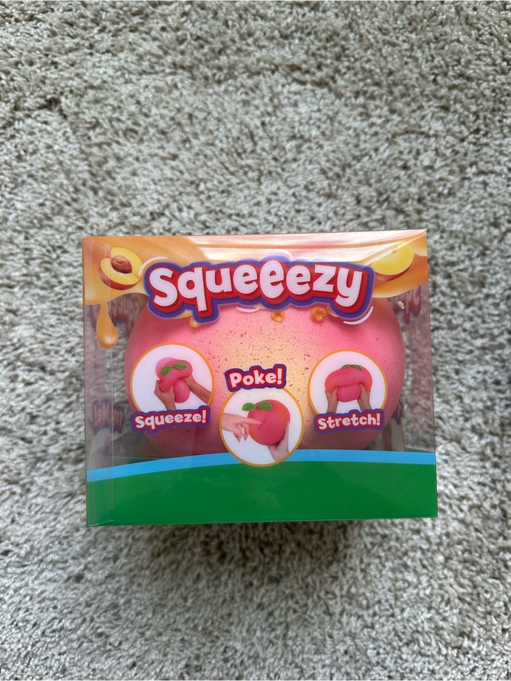 Giant Squeeezy Pink Peach Toy